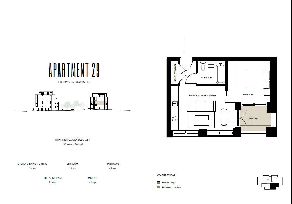 Квартира в Лондоне, Великобритания, 41 м² - фото 12