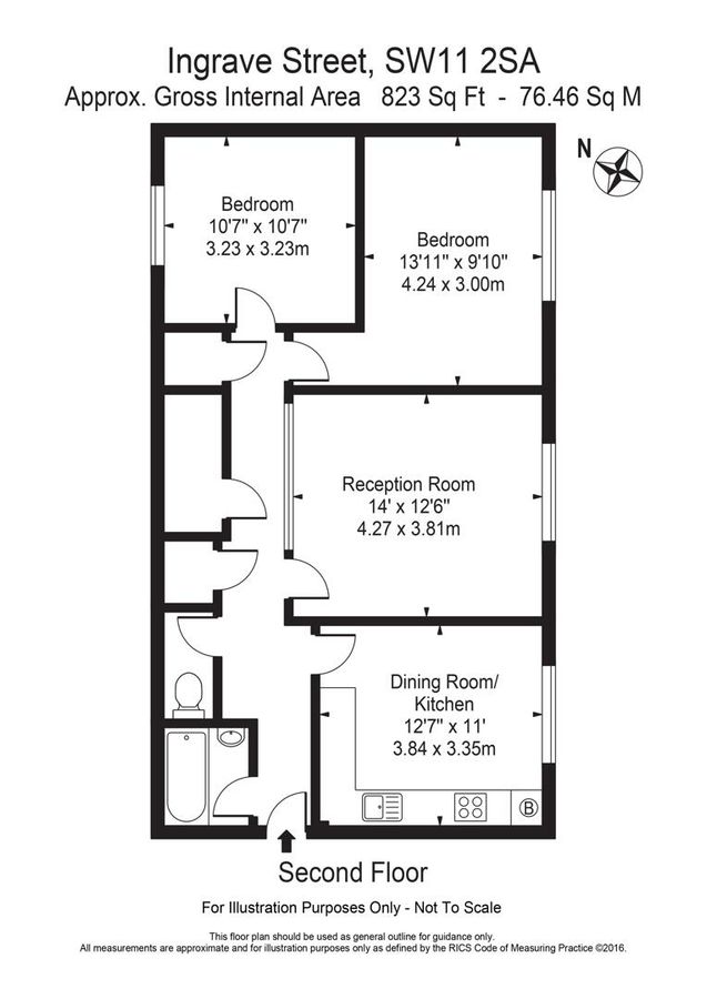 Квартира в Лондоне, Великобритания, 77 м² - фото 12