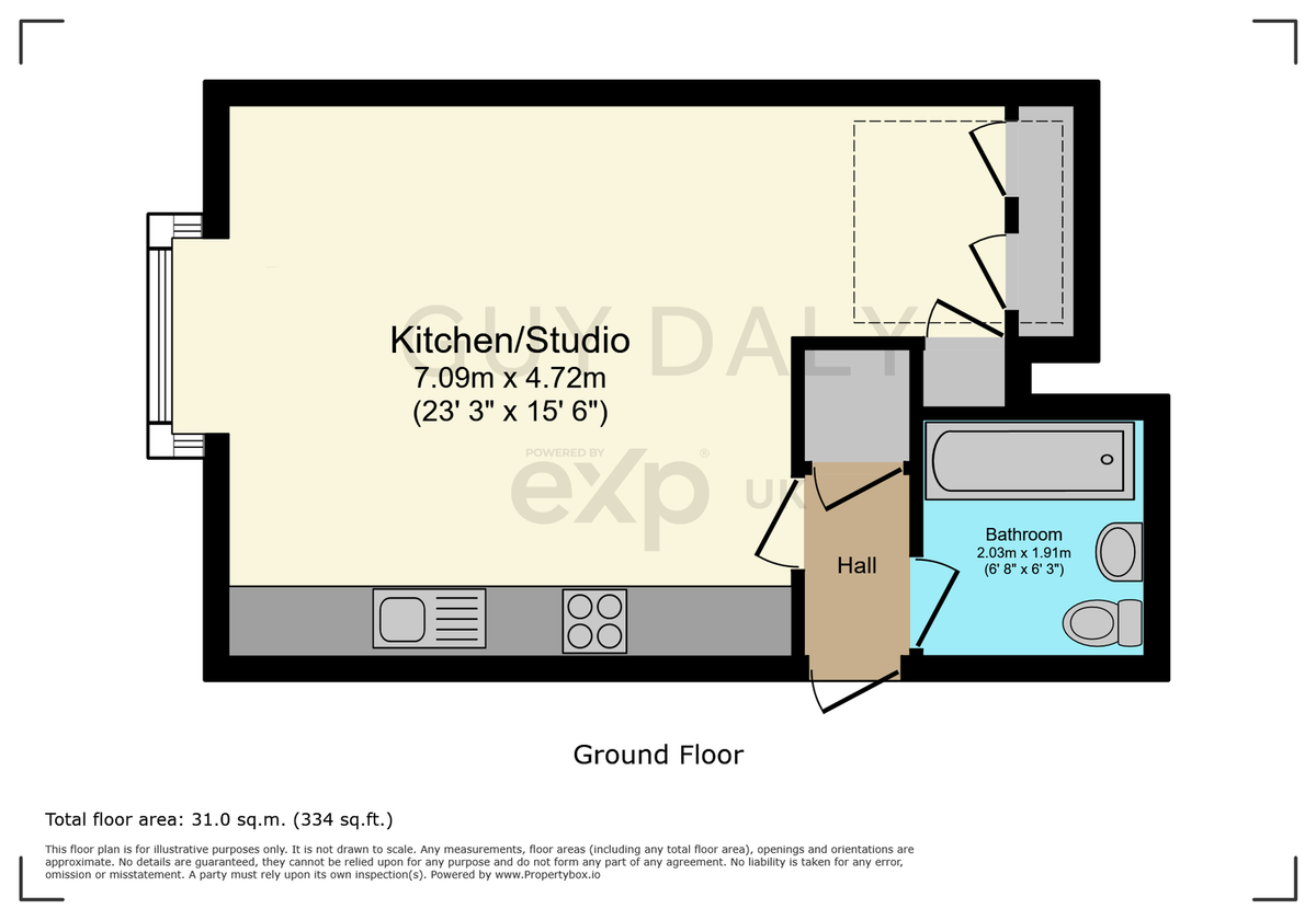 Квартира в Лондоне, Великобритания, 31 м² - фото 13