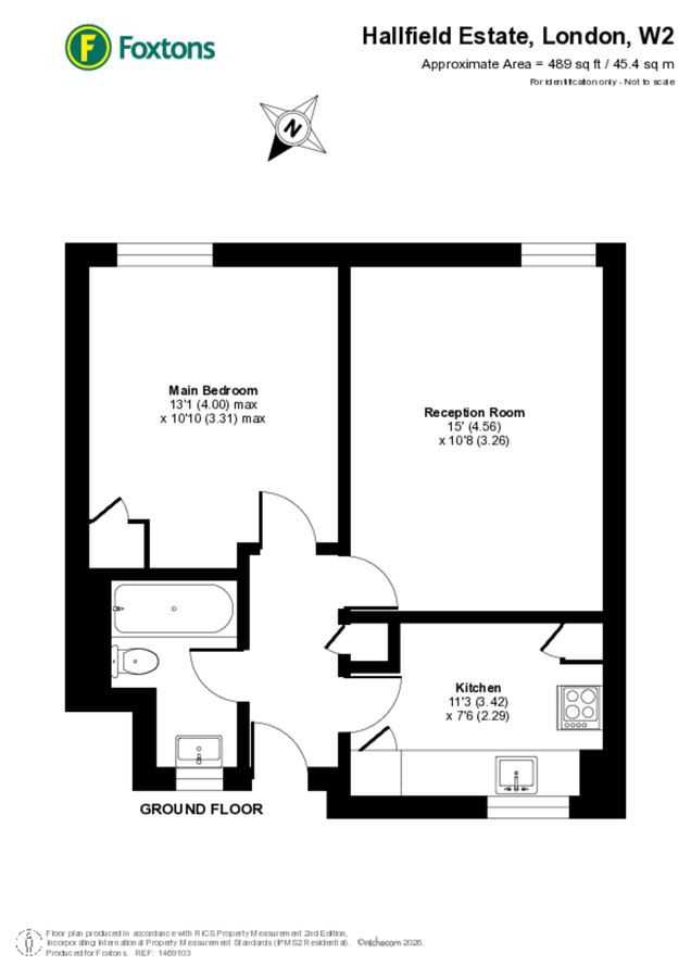 Квартира в Лондоне, Великобритания, 45 м² - фото 13