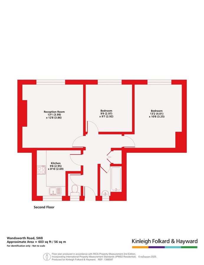 Квартира в Лондоне, Великобритания, 56 м² - фото 13
