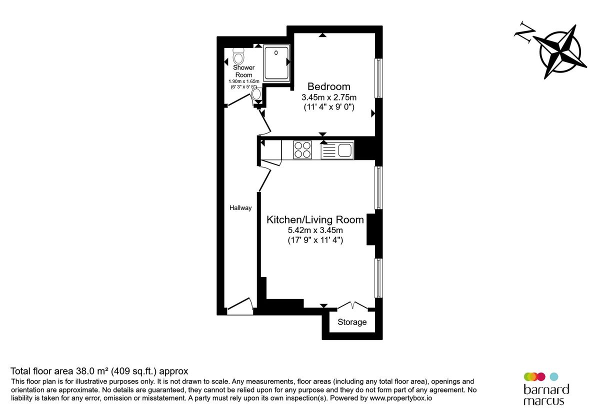 Квартира в Лондоне, Великобритания, 38 м² - фото 13