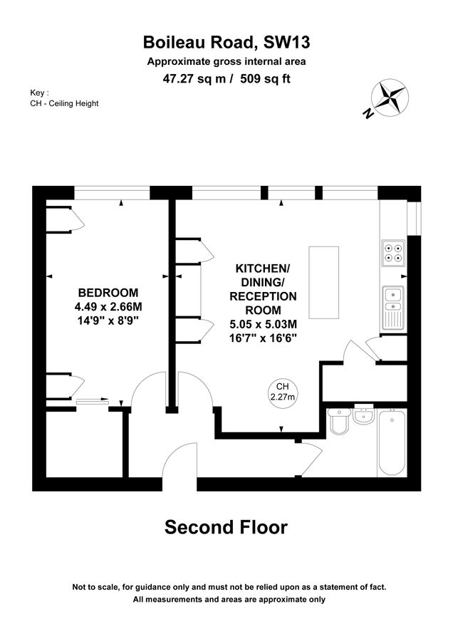 Квартира в Лондоне, Великобритания, 47 м² - фото 14