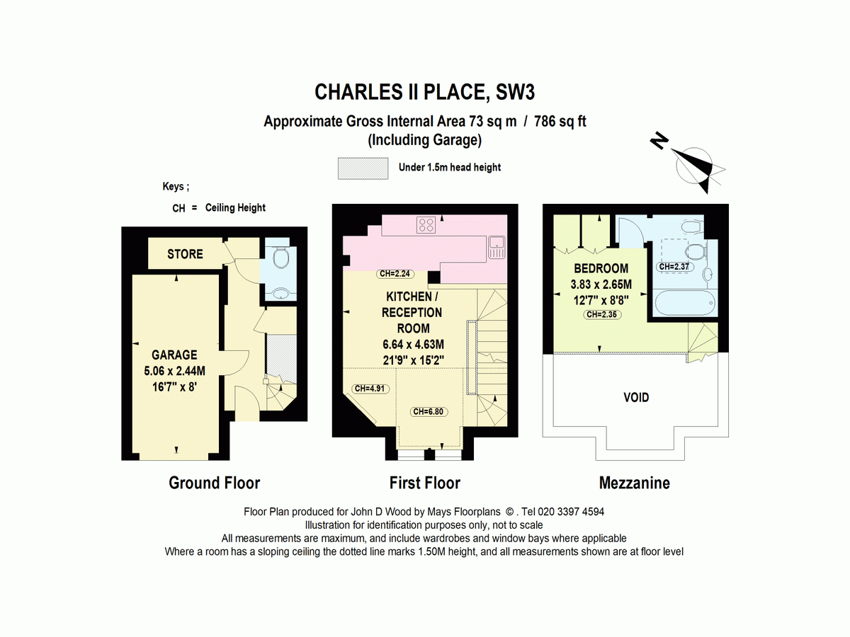 Квартира в Лондоне, Великобритания, 73 м² - фото 14