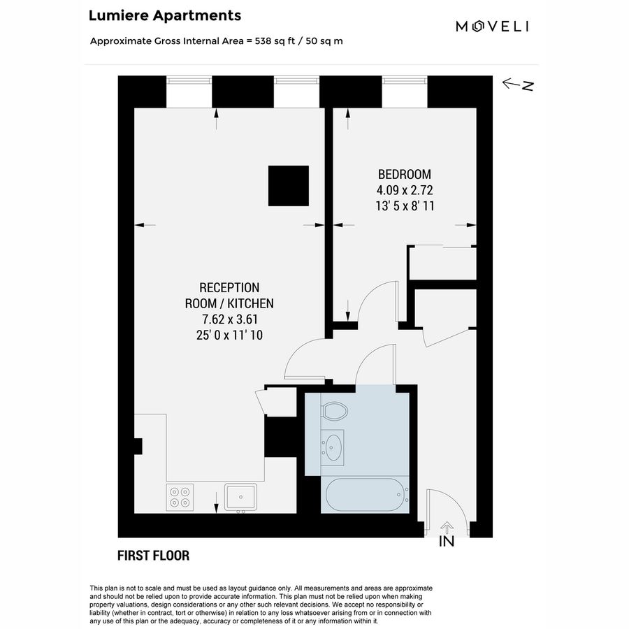 Квартира в Лондоне, Великобритания, 50 м² - фото 15
