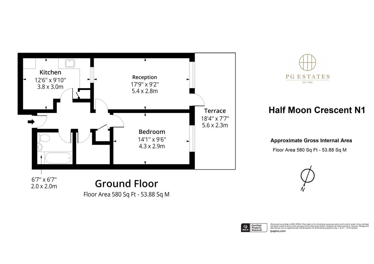 Квартира в Лондоне, Великобритания, 54 м² - фото 16