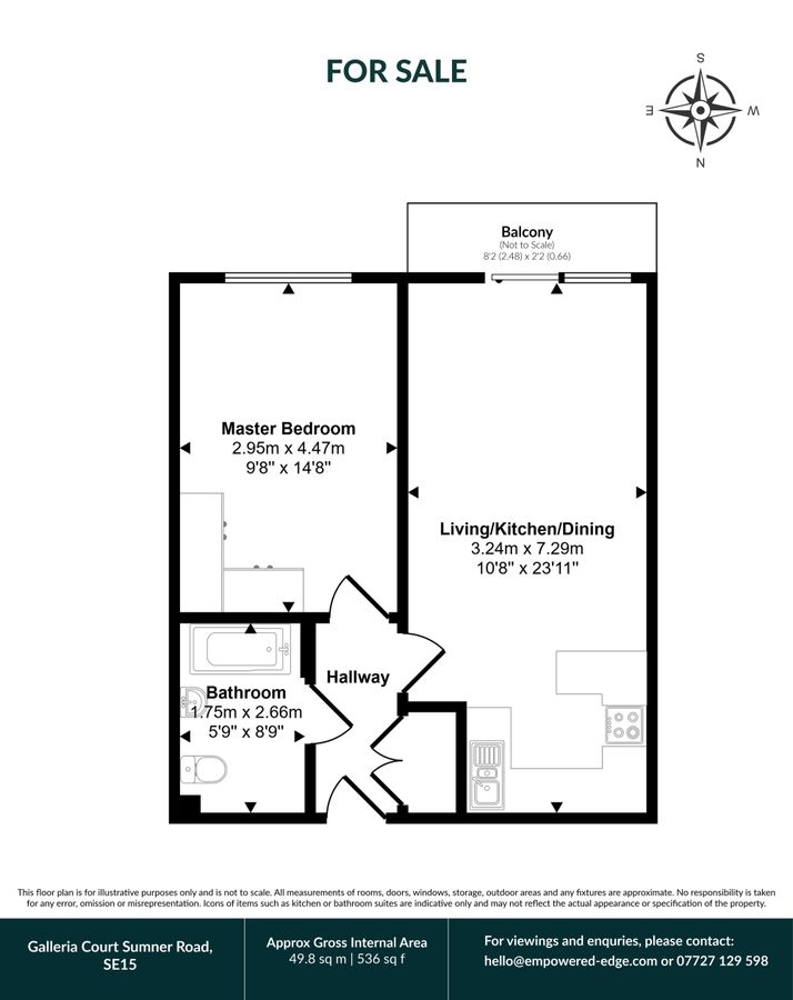 Квартира в Лондоне, Великобритания, 10 м² - фото 17