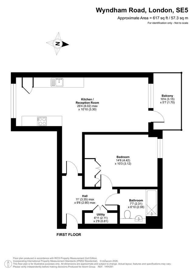 Квартира в Лондоне, Великобритания, 57 м² - фото 18
