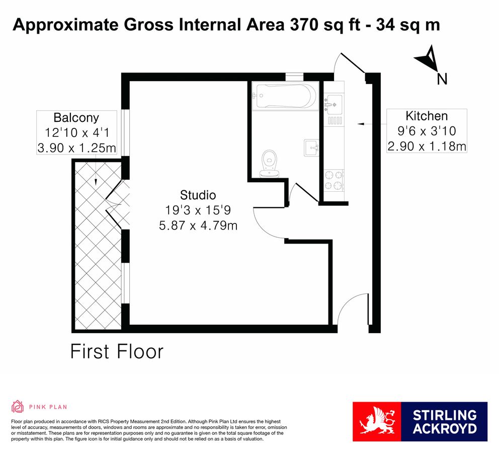 Квартира в Лондоне, Великобритания, 34 м² - фото 18