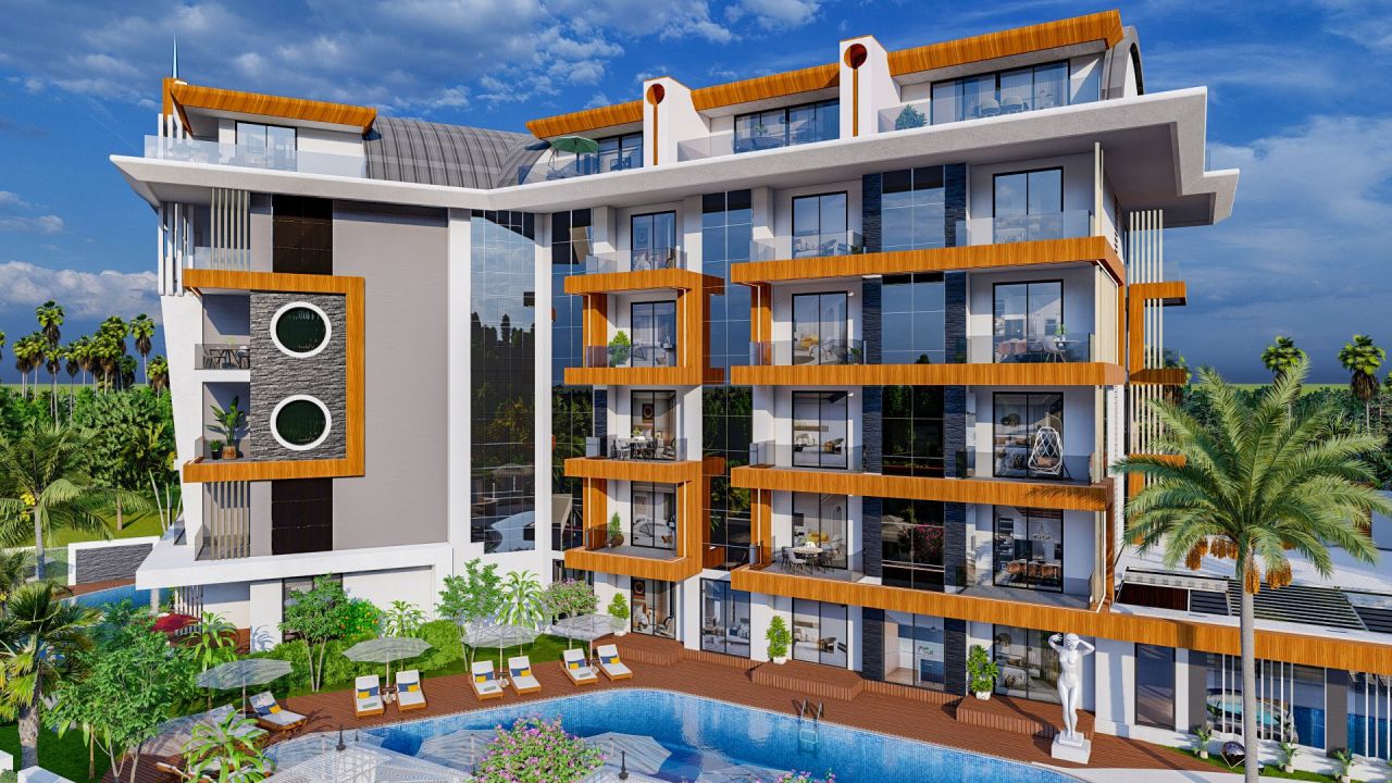 Апартаменты в Алании, Турция, 45 м² - фото 7