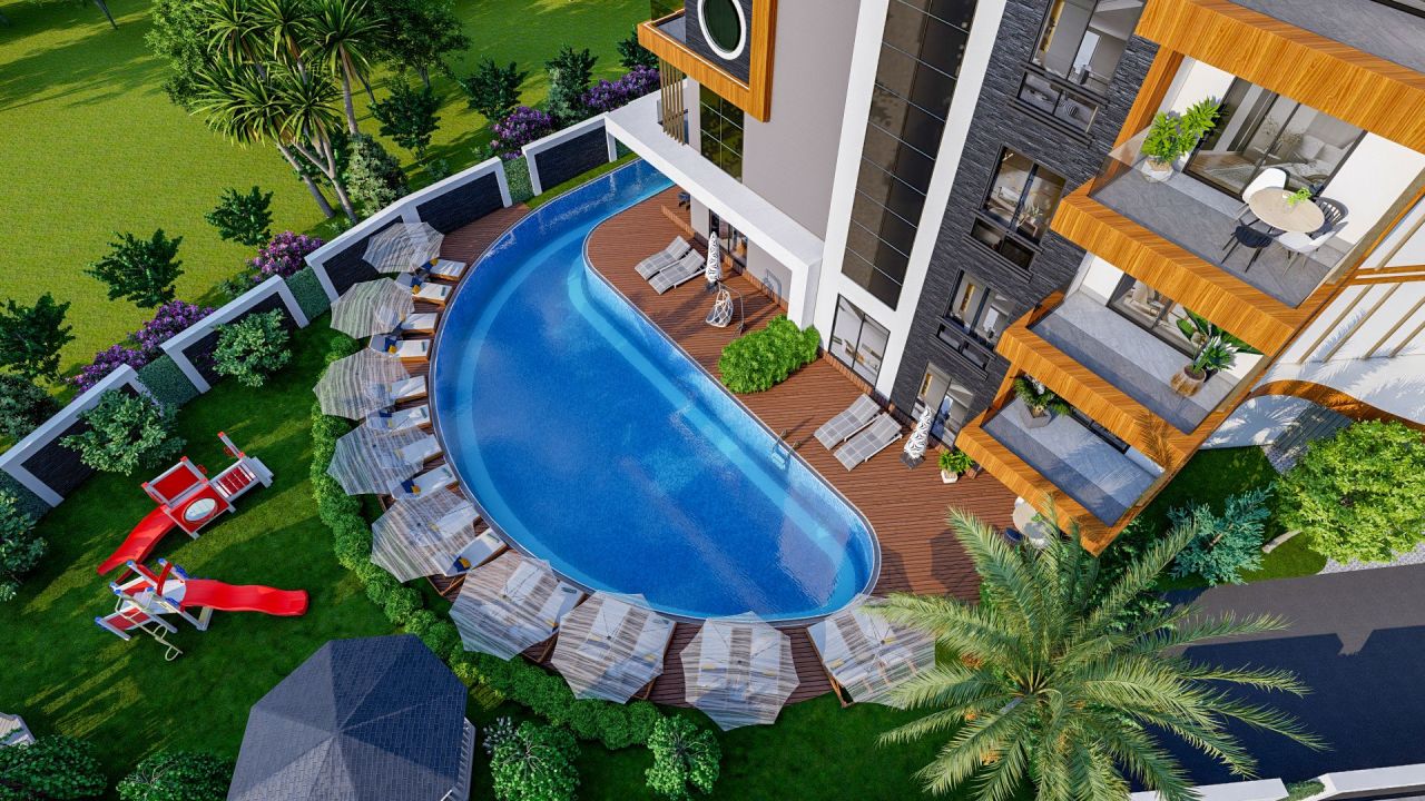 Апартаменты в Алании, Турция, 45 м² - фото 8