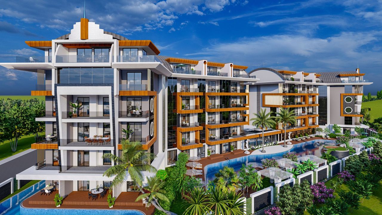 Апартаменты в Алании, Турция, 45 м² - фото 9
