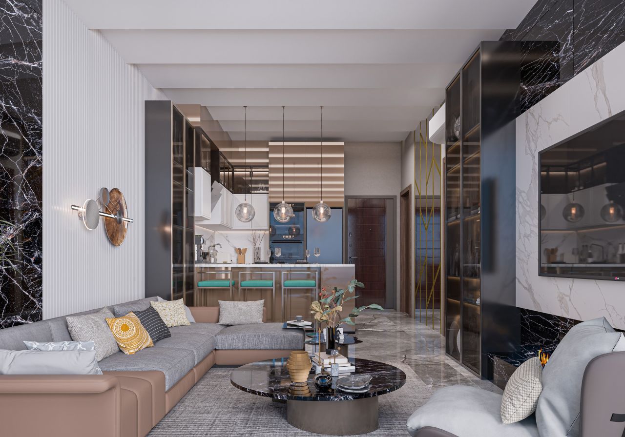 Апартаменты в Алании, Турция, 80 м² - фото 10