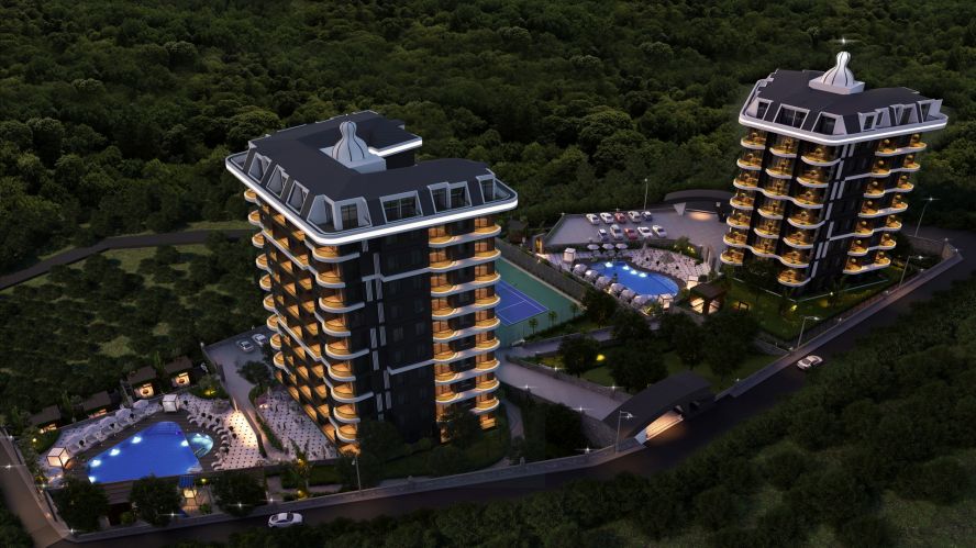 Апартаменты в Алании, Турция, 50 м² - фото 11