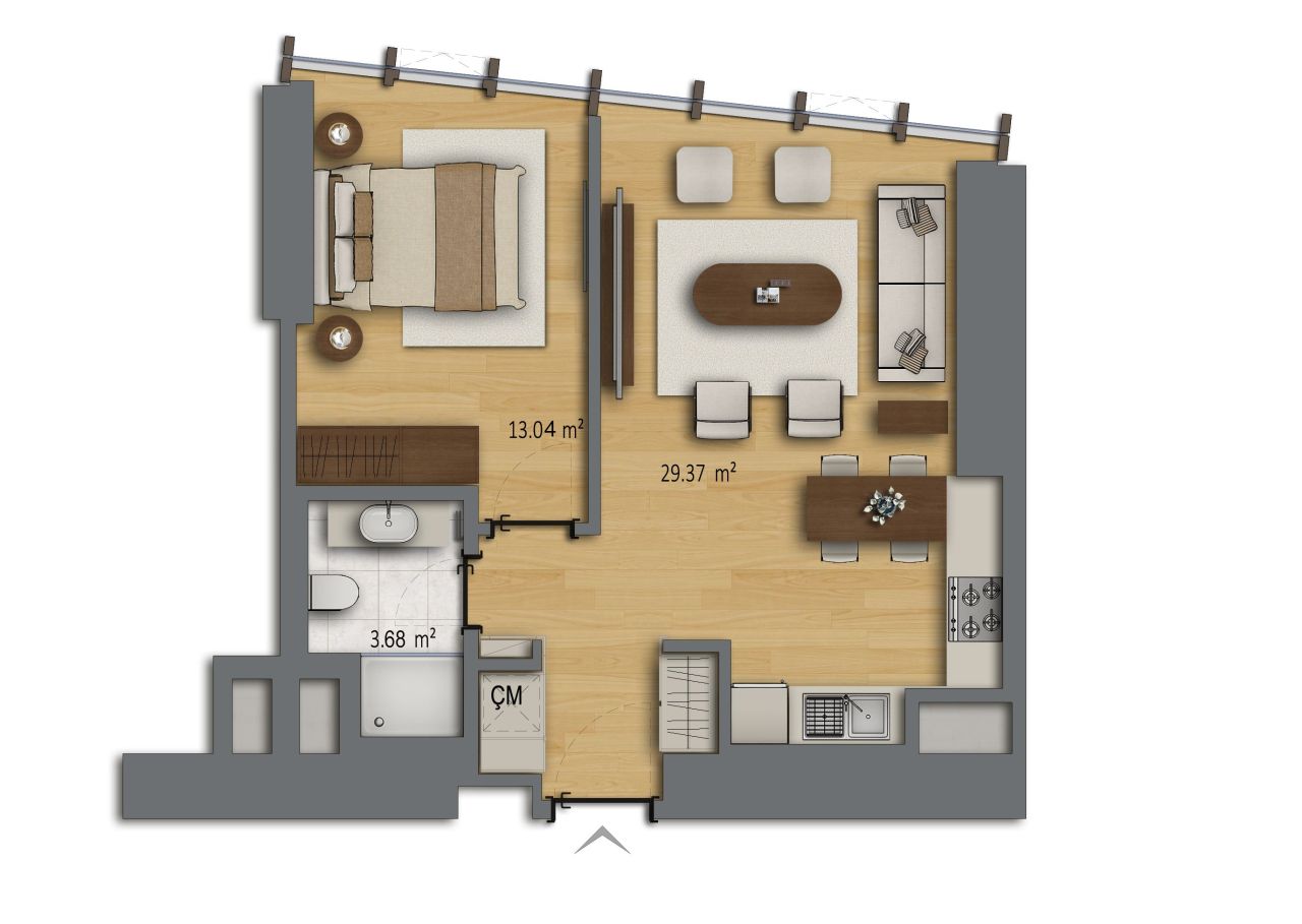 Апартаменты в Чекмекёе, Турция, 71 м² - фото 12