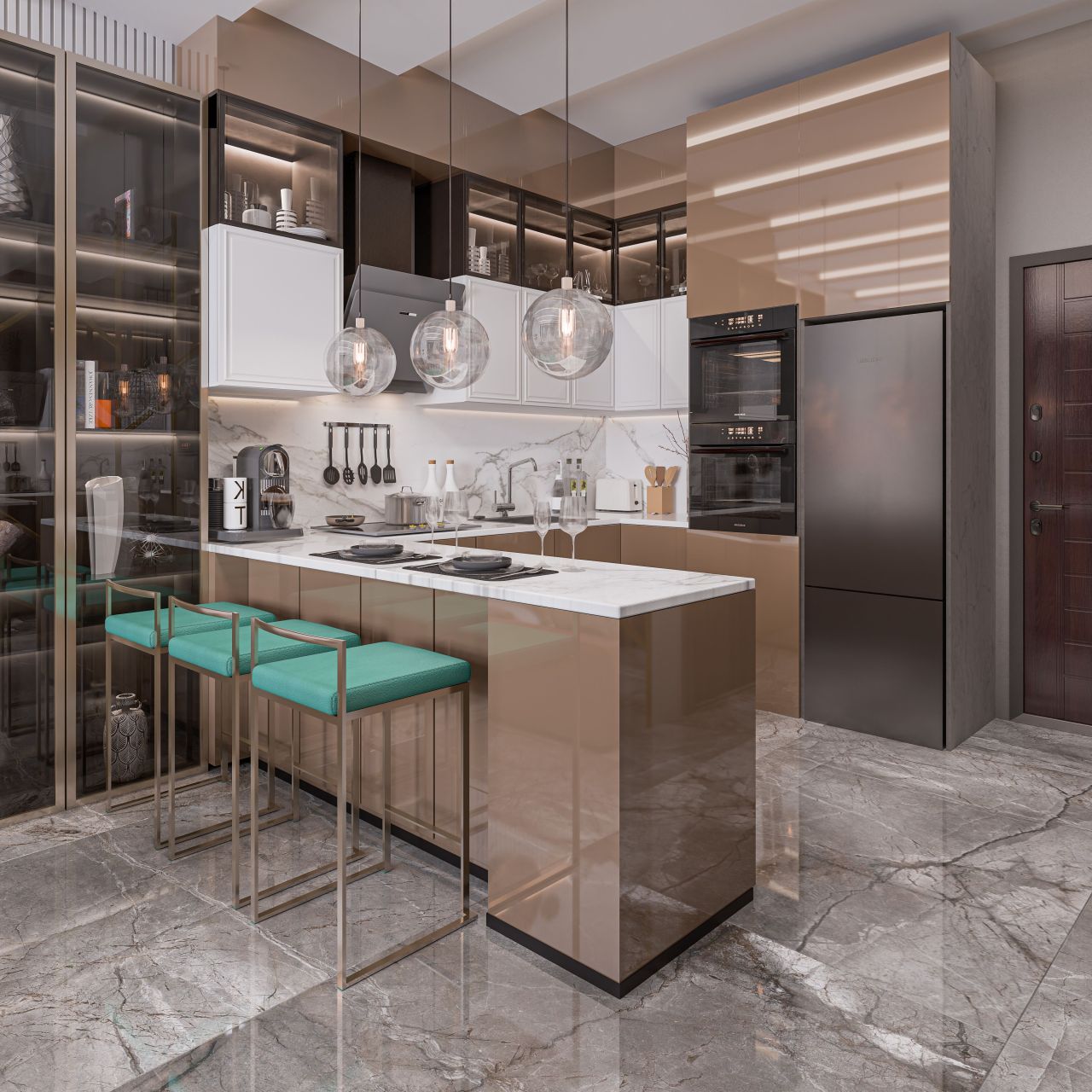 Апартаменты в Алании, Турция, 80 м² - фото 12