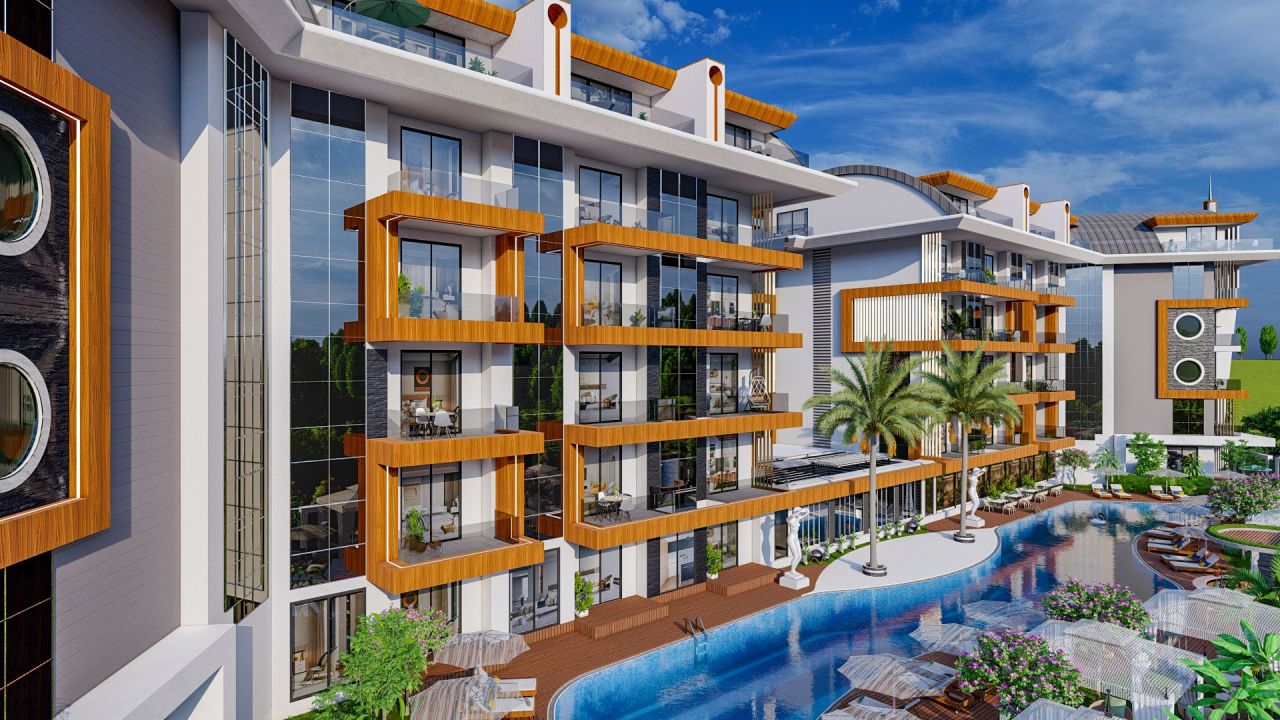 Апартаменты в Алании, Турция, 45 м² - фото 13