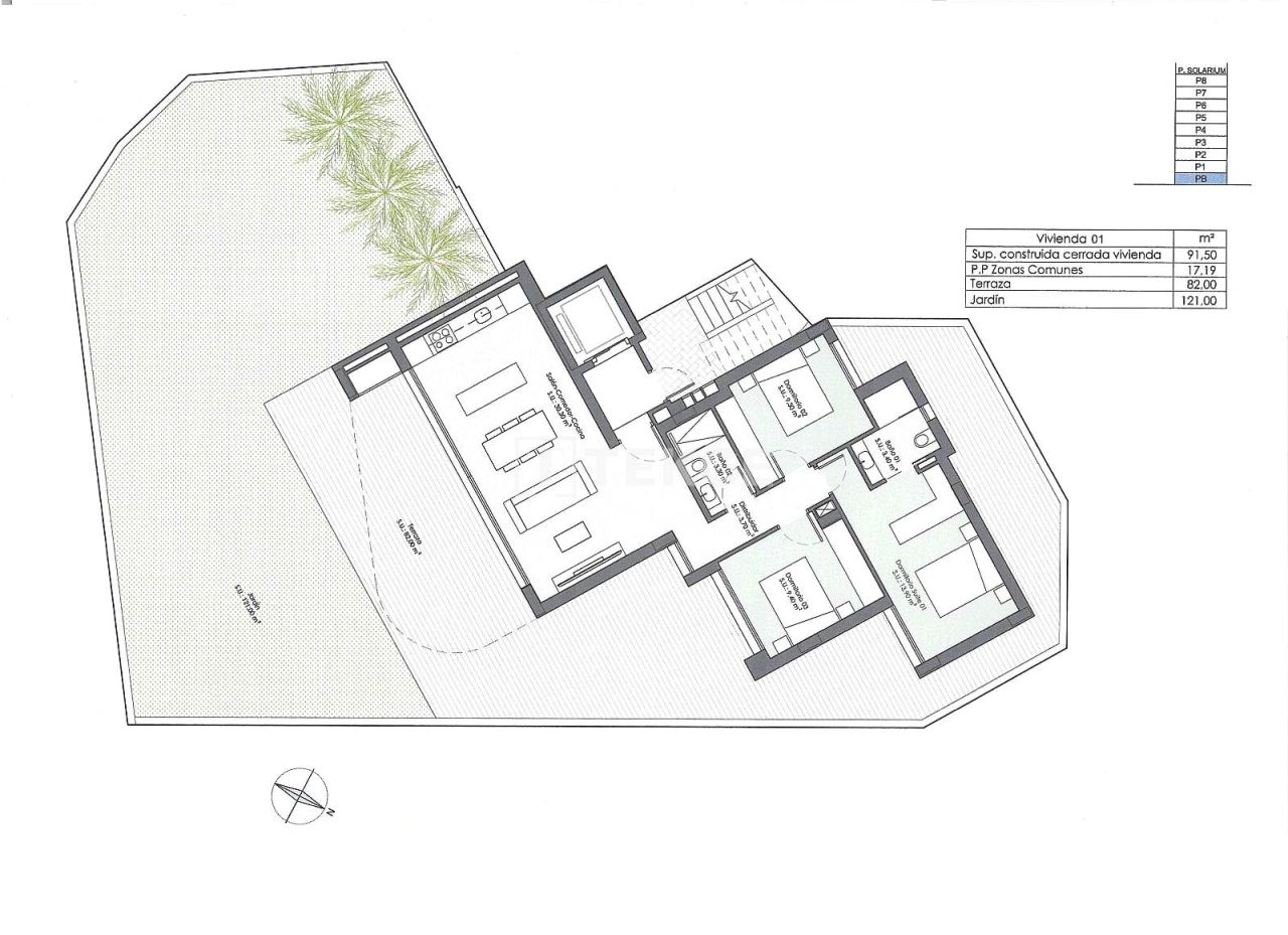 Пентхаус в Гуардамар-дель-Сегура, Испания, 91 м² - фото 19