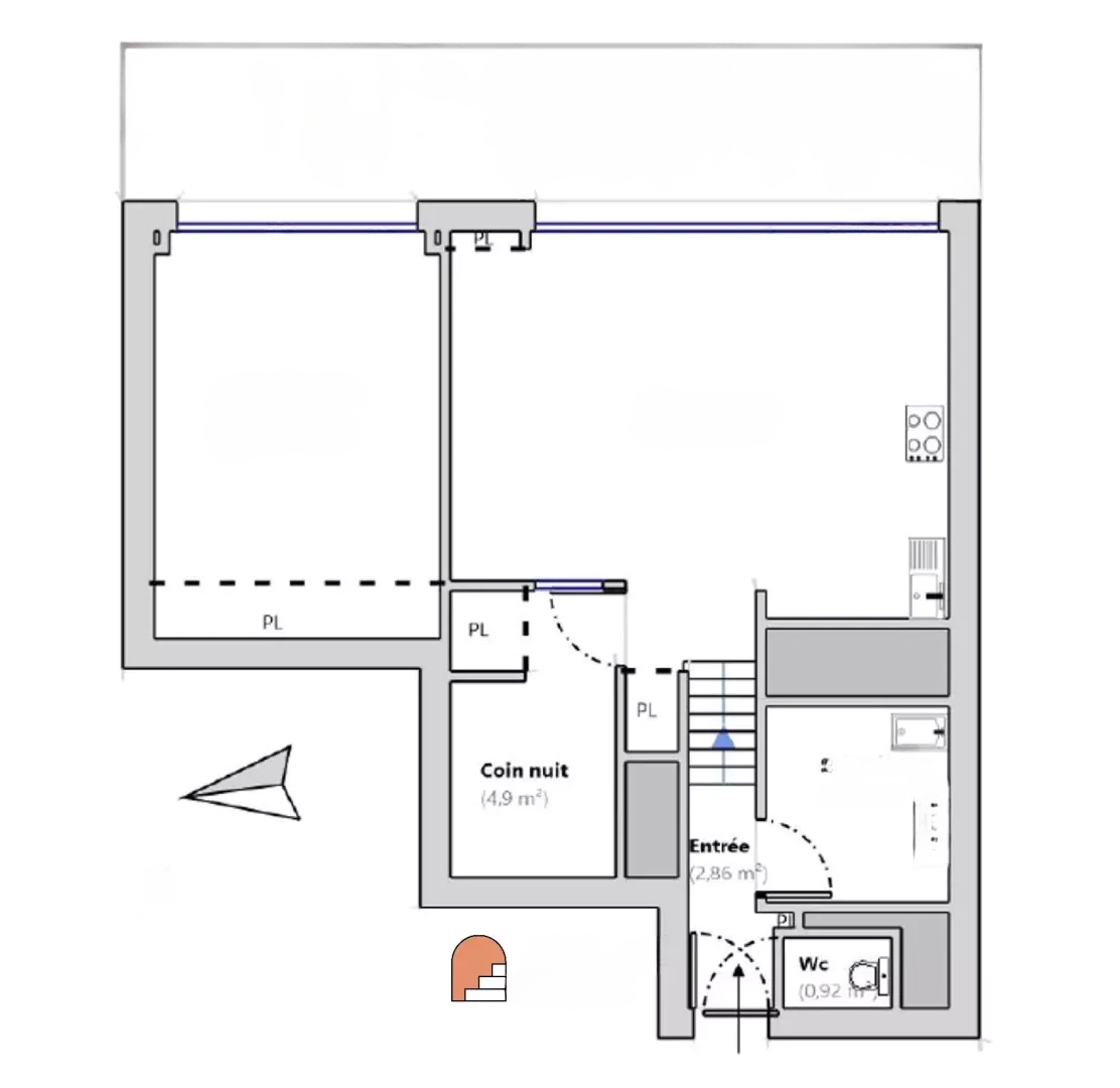 Квартира в Каннах, Франция, 45 м² - фото 10