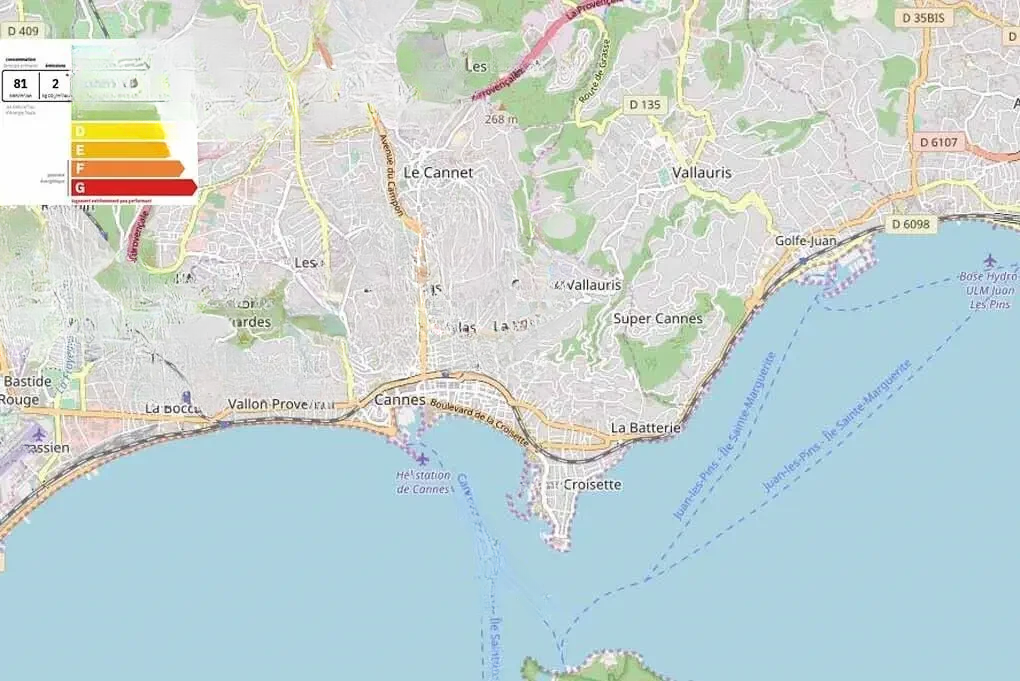 Квартира в Каннах, Франция, 60 м² - фото 10