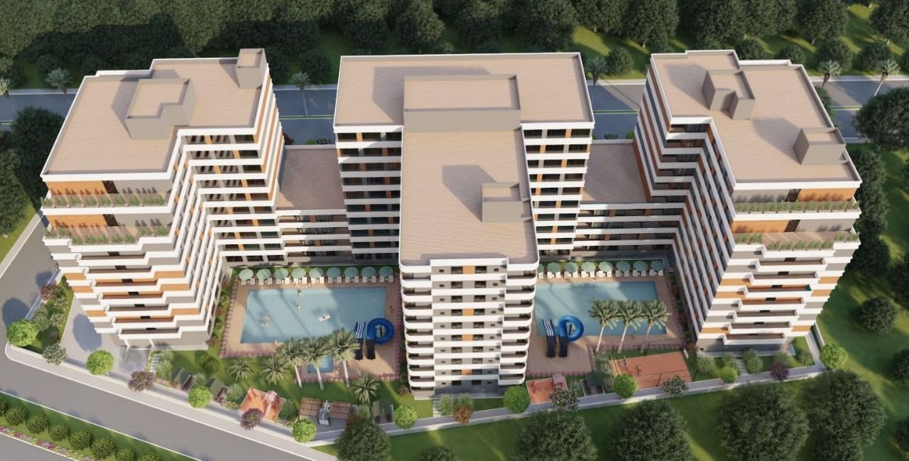 Квартира в Мерсине, Турция, 35 м² - фото 16