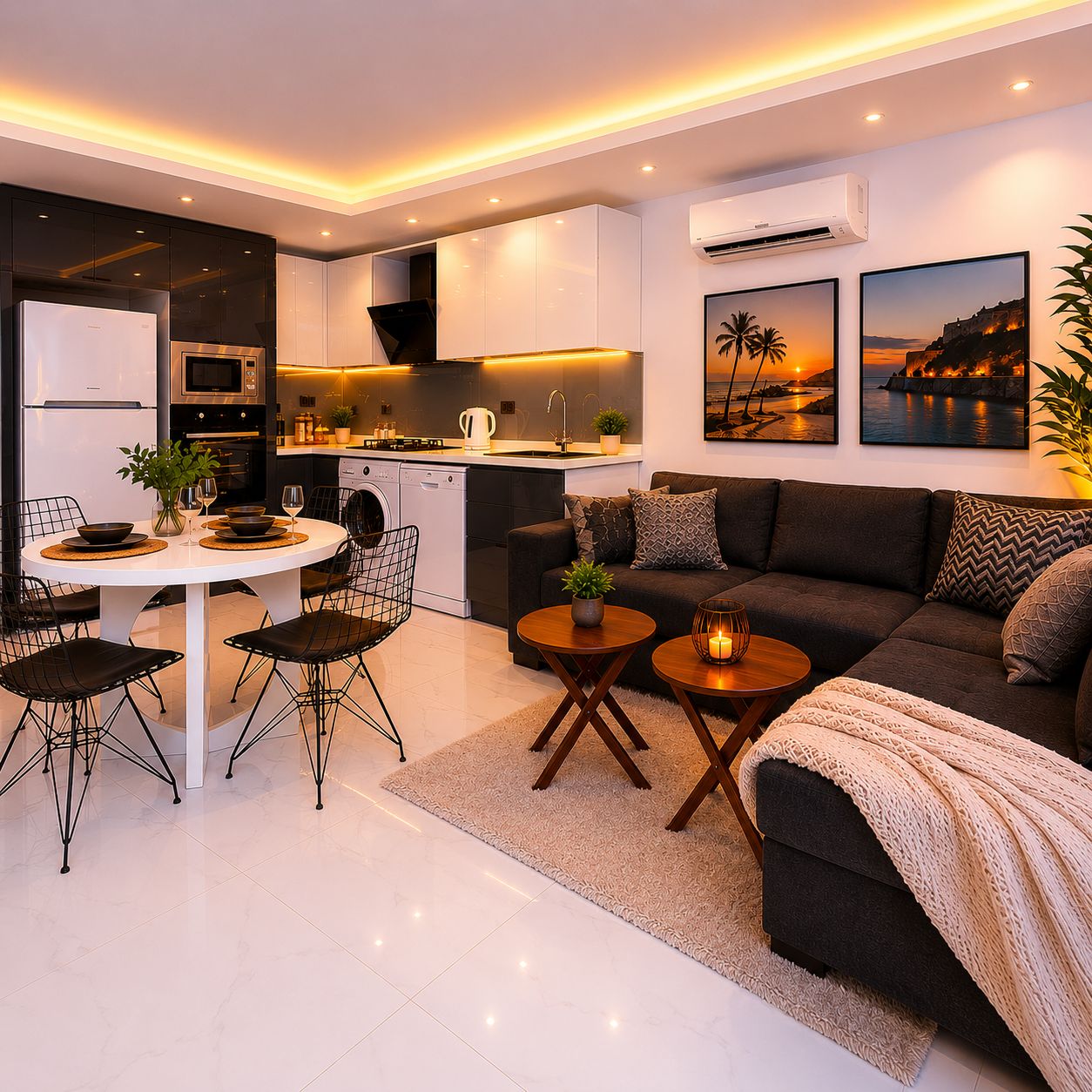 Квартира в Алании, Турция, 55 м² - фото 1