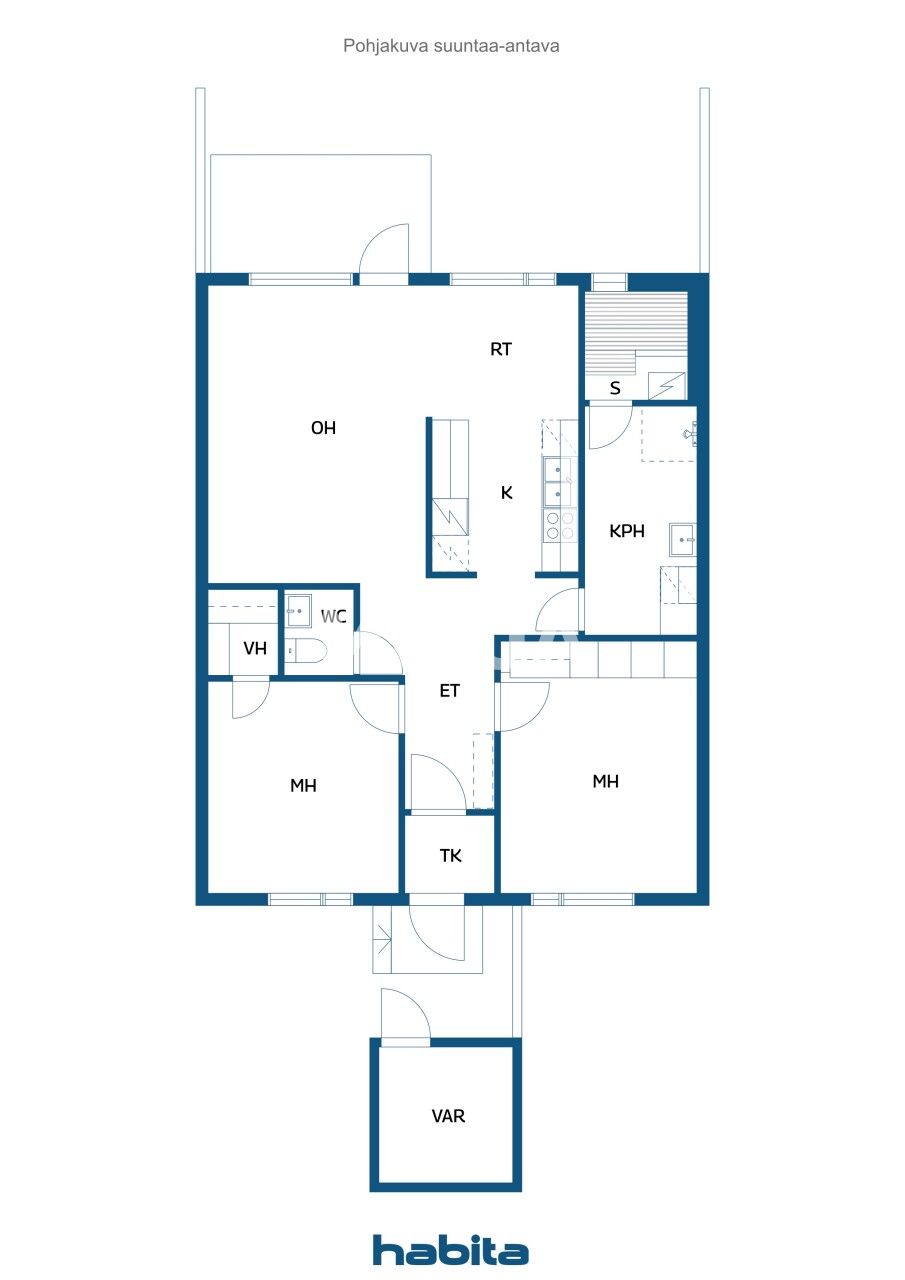 Квартира в Тампере, Финляндия, 80 м² - фото 2