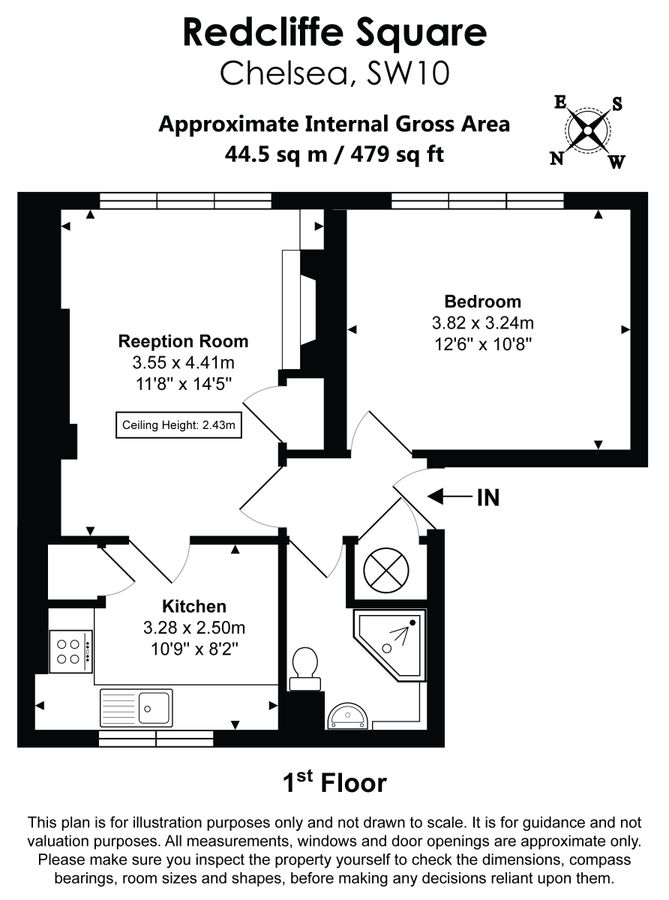 Квартира в Лондоне, Великобритания, 45 м² - фото 4