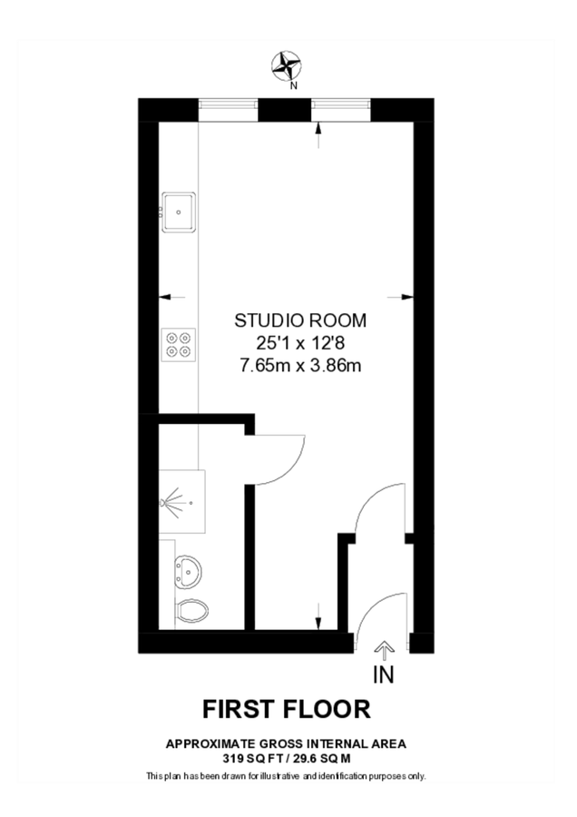 Квартира в Лондоне, Великобритания, 30 м² - фото 7