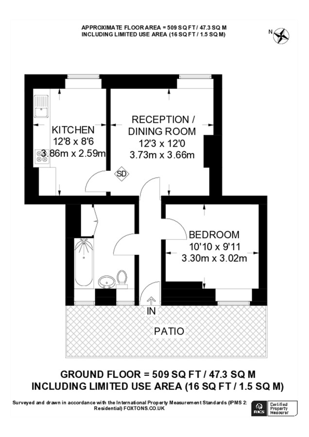 Квартира в Лондоне, Великобритания, 47 м² - фото 7