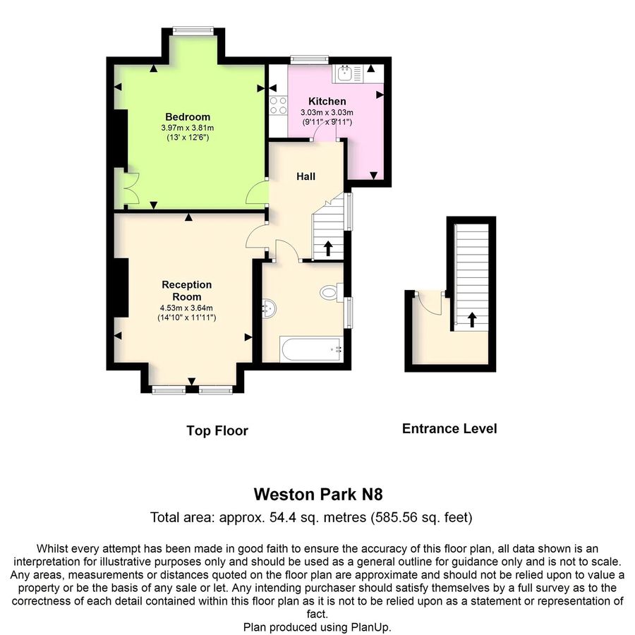 Квартира в Лондоне, Великобритания, 54 м² - фото 9