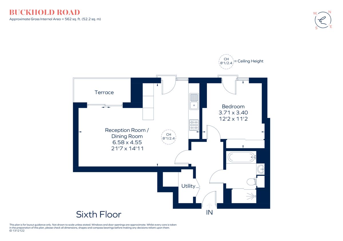 Квартира в Лондоне, Великобритания, 52 м² - фото 10