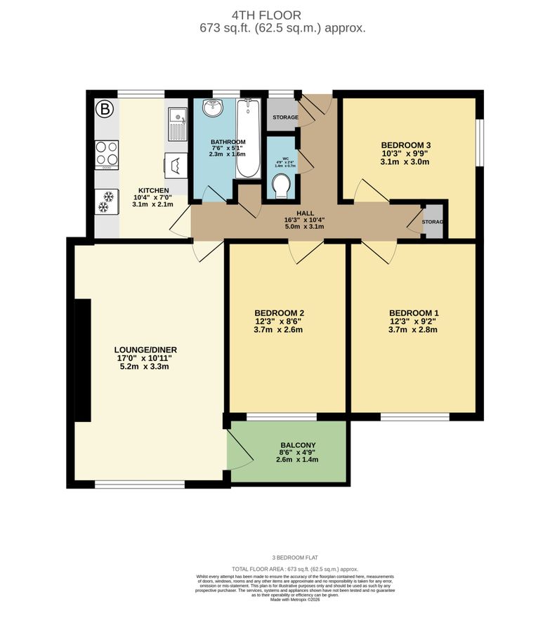 Квартира в Лондоне, Великобритания, 63 м² - фото 10