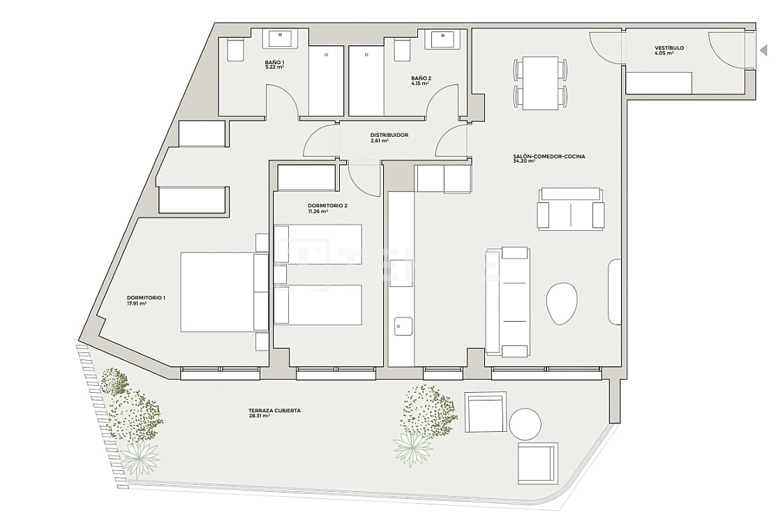 Пентхаус в Торремолиносе, Испания, 120 м² - фото 12
