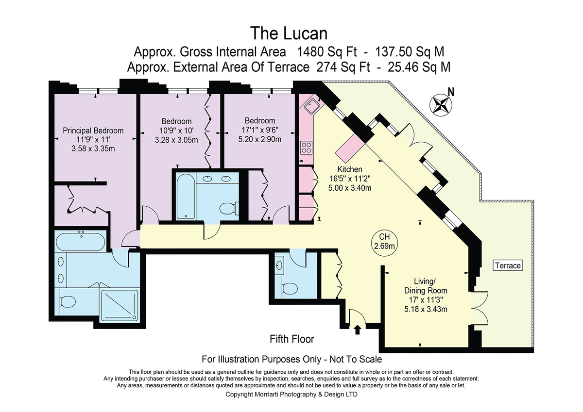 Квартира в Лондоне, Великобритания, 138 м² - фото 11