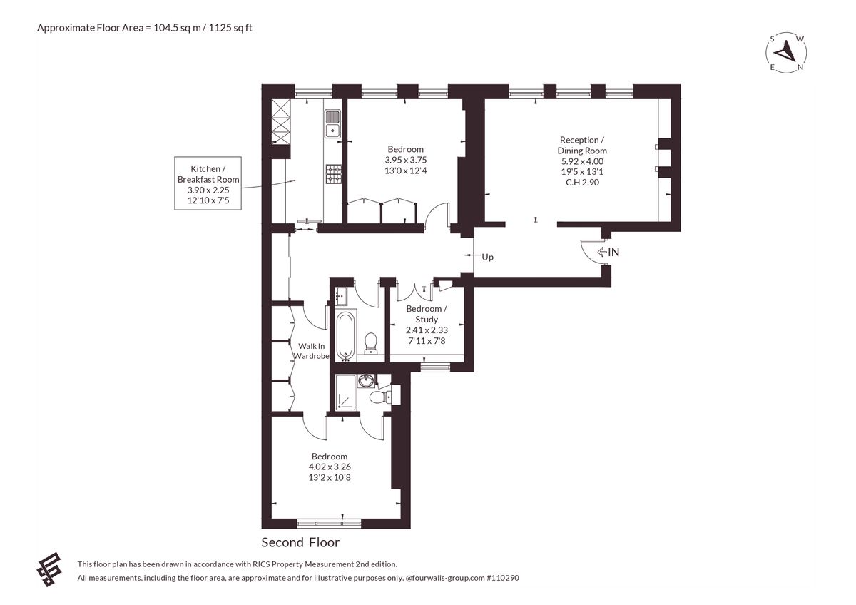Квартира в Лондоне, Великобритания, 105 м² - фото 12