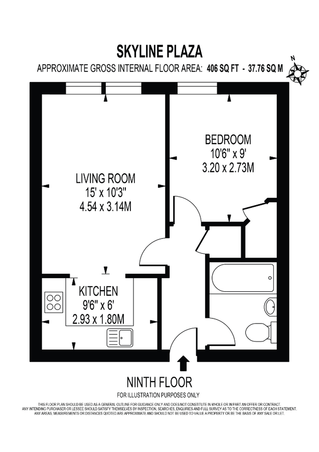 Квартира в Лондоне, Великобритания, 38 м² - фото 12