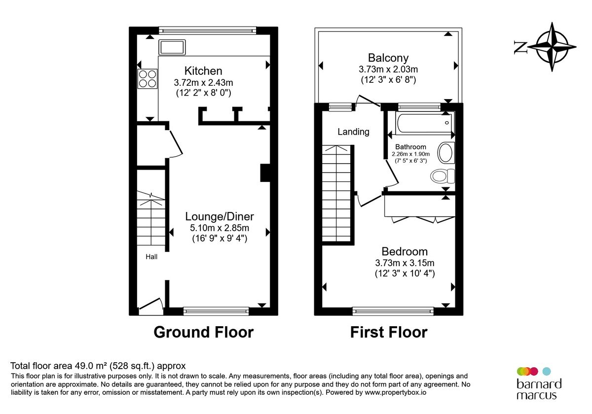 Квартира в Лондоне, Великобритания, 49 м² - фото 12