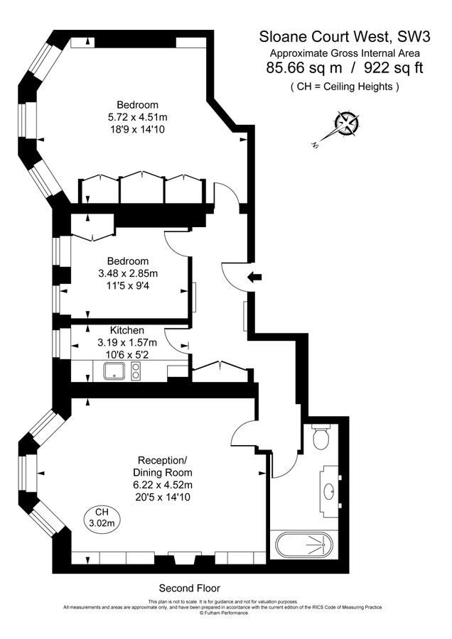 Квартира в Лондоне, Великобритания, 86 м² - фото 13