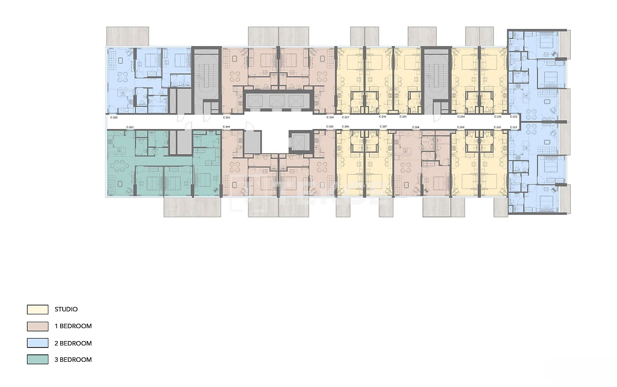 Апартаменты Джебель-Али, ОАЭ, 36 м² - фото 17