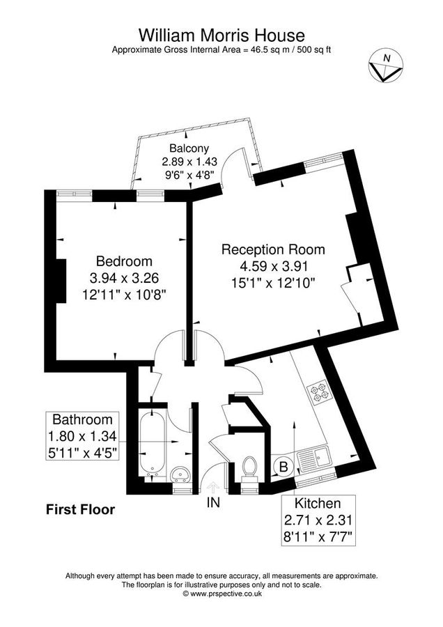 Квартира в Лондоне, Великобритания, 47 м² - фото 16