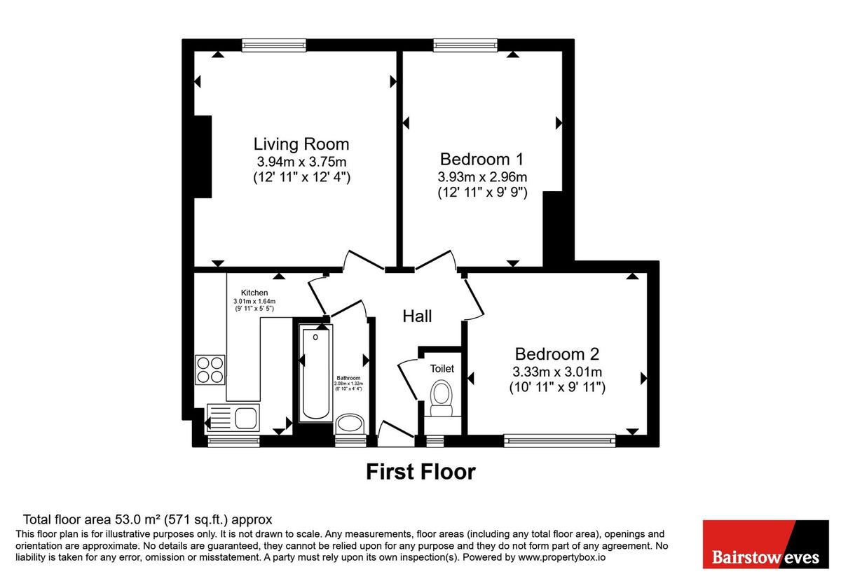 Квартира в Лондоне, Великобритания, 53 м² - фото 19