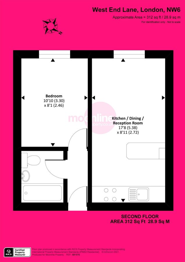 Квартира в Лондоне, Великобритания, 29 м² - фото 8