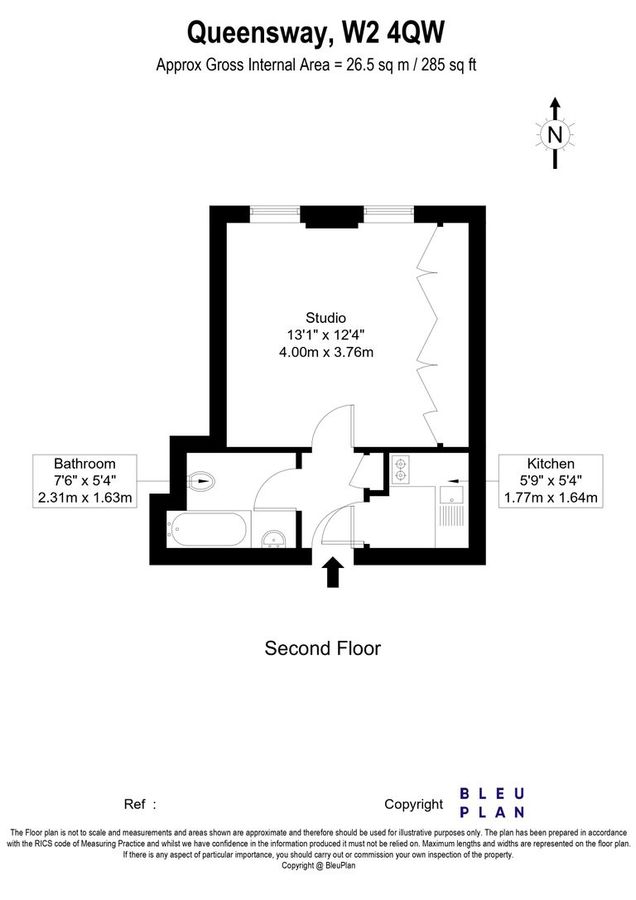 Квартира в Лондоне, Великобритания, 27 м² - фото 8