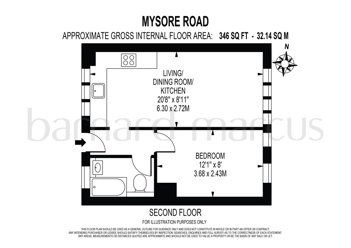 Квартира в Лондоне, Великобритания, 32 м² - фото 9