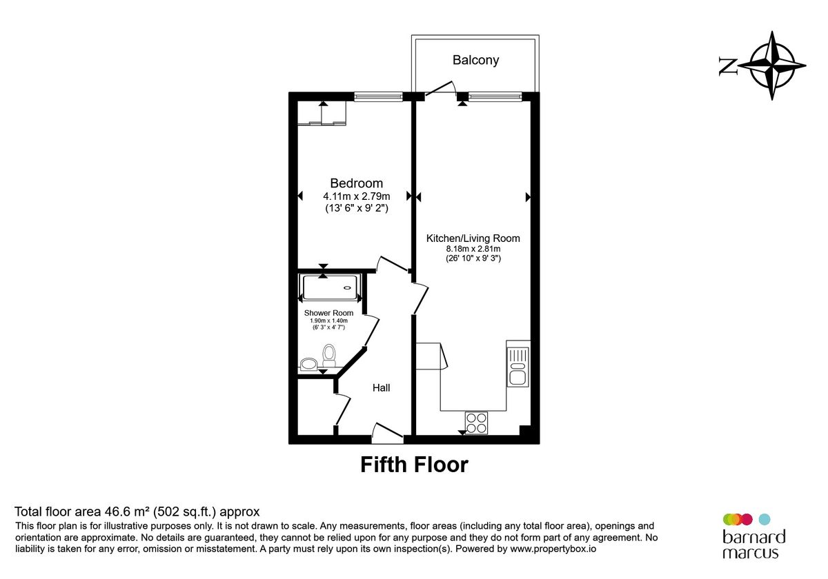 Квартира в Лондоне, Великобритания, 47 м² - фото 9