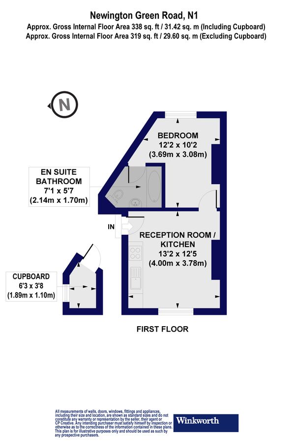 Квартира в Лондоне, Великобритания, 30 м² - фото 10