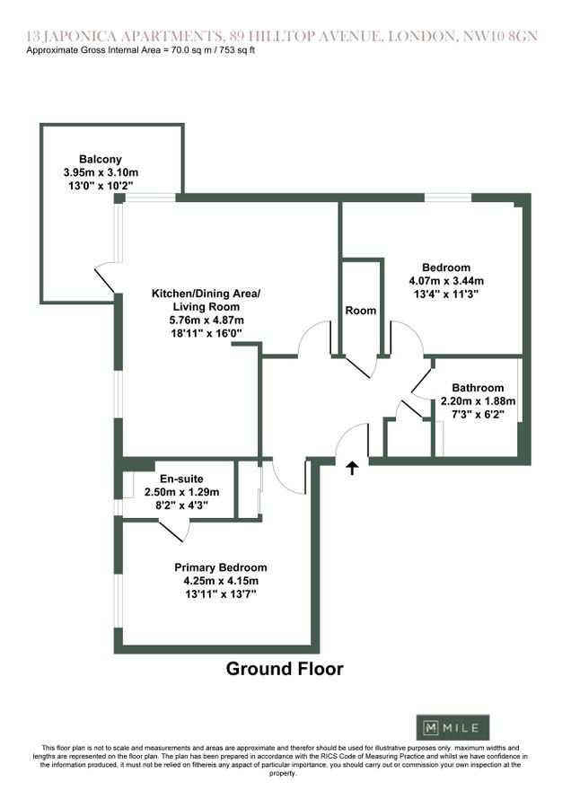 Квартира в Лондоне, Великобритания, 73 м² - фото 13