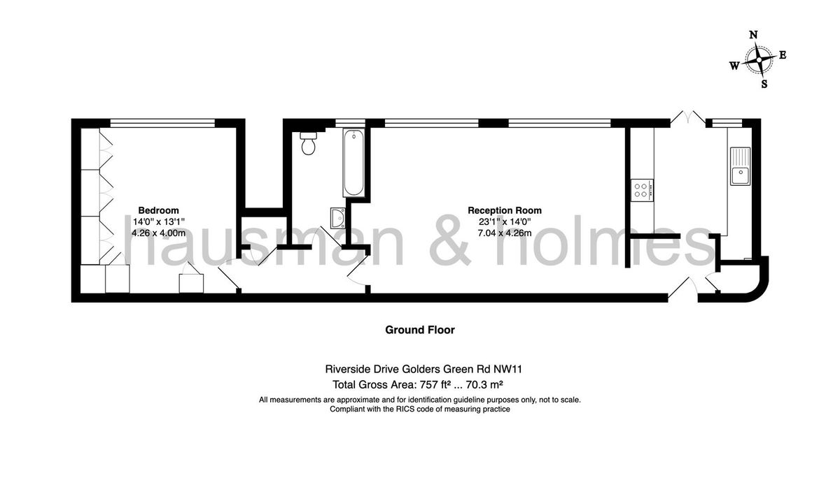 Квартира в Лондоне, Великобритания, 70 м² - фото 13