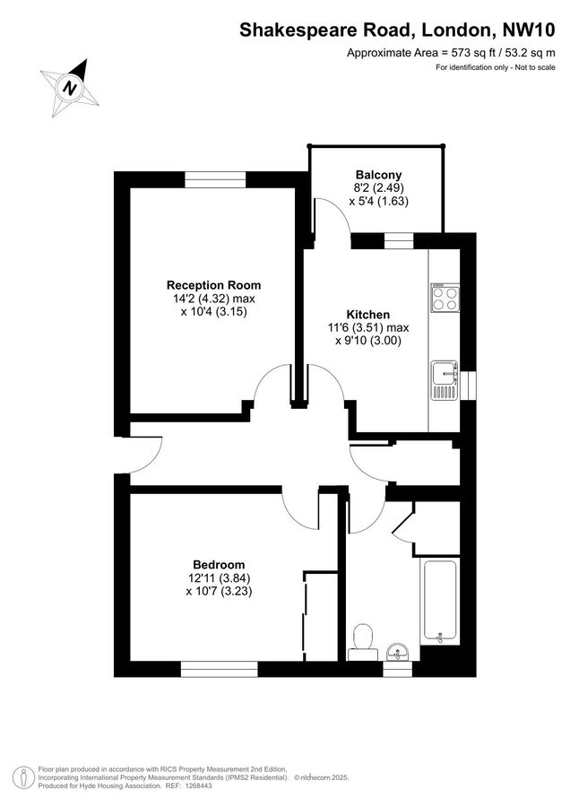 Квартира в Лондоне, Великобритания, 53 м² - фото 13